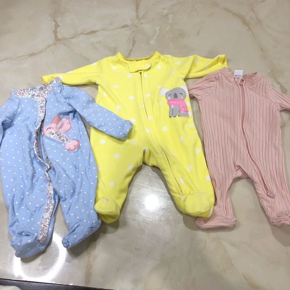 New born pj’s bundle of 3